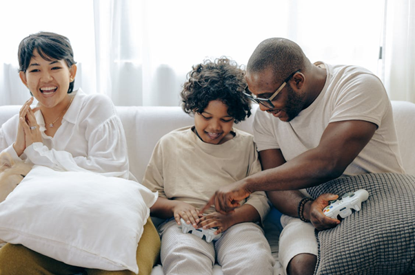 Family Gaming Together